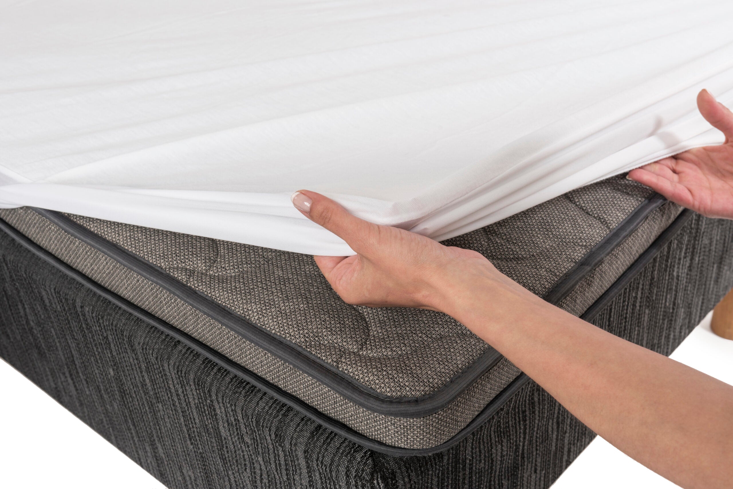 Vandafvisende stræklagen - split-topmadras