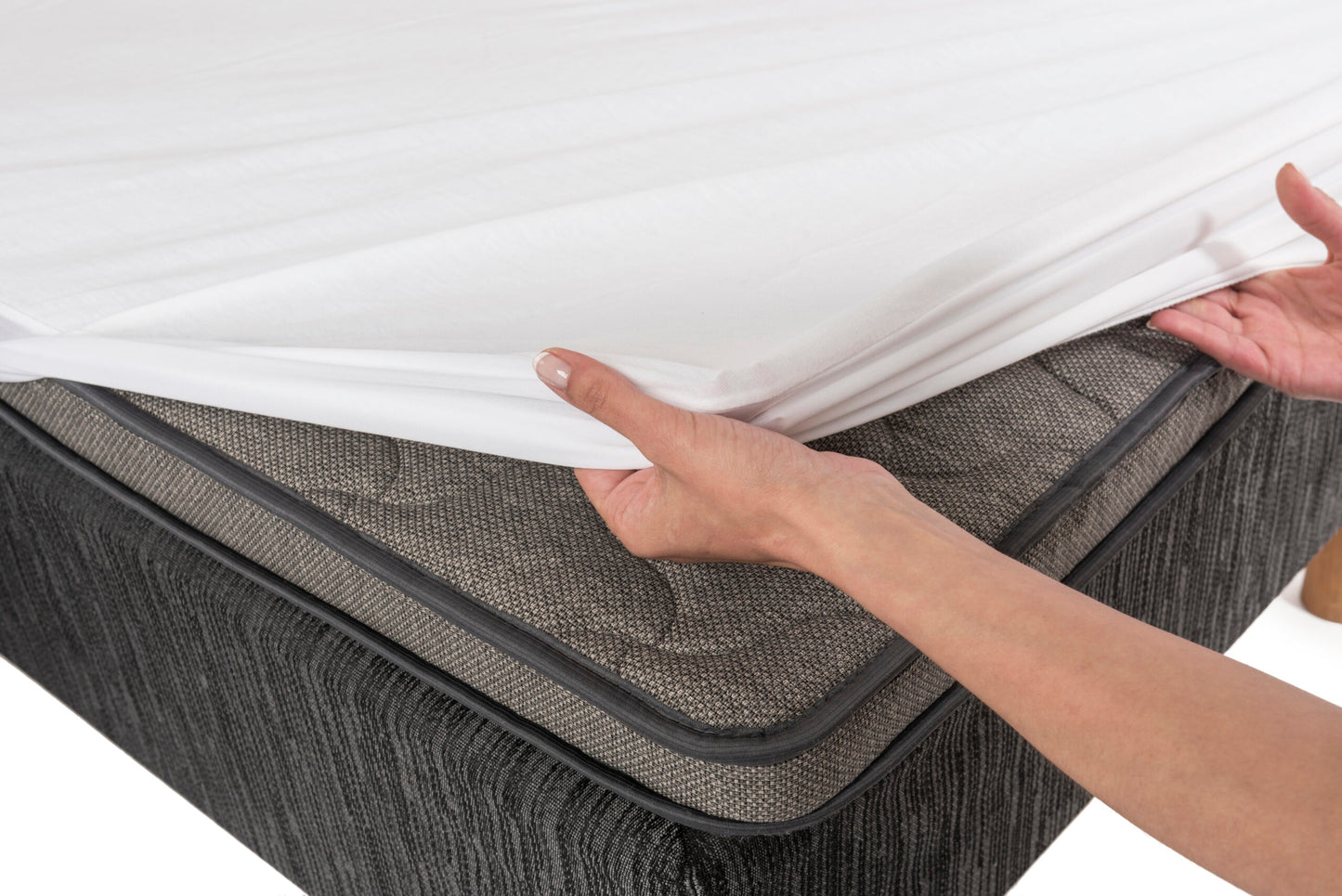 Vandafvisende stræklagen - split-topmadras